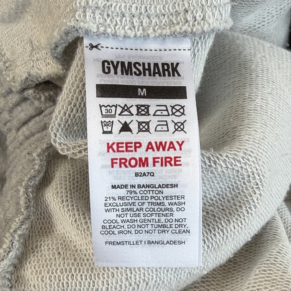 Gymshark 2 pairs of Mens Size M Jogger Sweatpants Light Gray and Dark Gray. - Picture 4 of 10